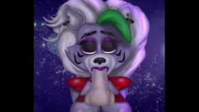 FNAF Roxy doing blow job