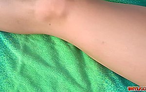 Lily Love getting some massage and a big cock at the same time