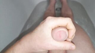 Huge sausage tub cum-shot