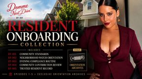 DOMME NEXT DOOR: RESIDENT ONBOARDING COLLECTION