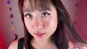 Cum on your Asian girlfriend’s face and tongue