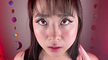 Cum on your Asian girlfriend’s face and tongue