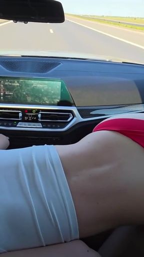 Public Highway Roadhead Blowjob   Clip 1