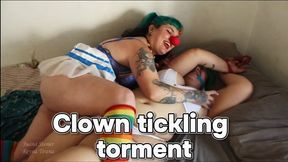 Clown tickling torment - GirlGIrl