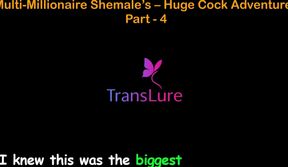 English Audio Sex Story - Multi-millionaire Shemale’s Huge Cock Adventures - Part 4