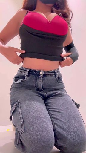 New 18 Year Old Indian Teen Showing Her Big Boobs and Perfect Round Ass for the First Time on Video Nude Dance Webcam