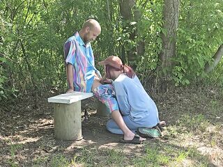 Pervy Nerd Caught By Hawt Horny Jogger - This hottie Makes Me Screw Her In Public!