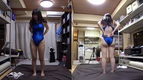 Haruna Ishikawa - Glossy Wet Competitive Swimsuit Tease