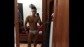 Vietnamese Handsome Man&#039_s Jerking His Cock Off