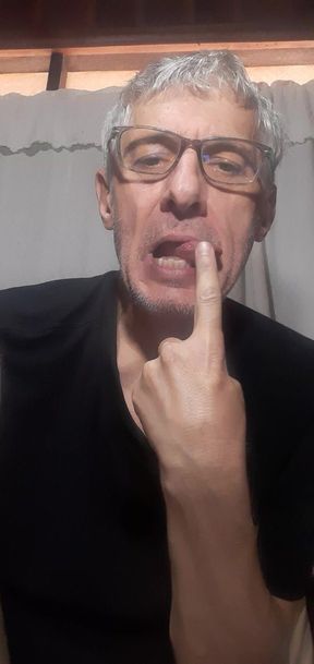 A Warm Romantic Loving Kiss with My Mouth and My Tongue Let's Do It Together.