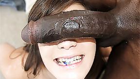 ”Holly Michaels deepthroats big black meat”