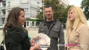 Streetside fucking with a hot Czech couple (Czech Couples)