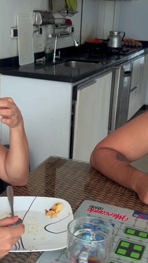 With the Neighbor of the Apartment I Have the Fetish of Licking My Ass