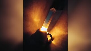 Lighted Chopstick Stuck In Me
