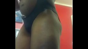 Black Stiff Dick Smoke Jerk Toying &amp_ Ejaculate