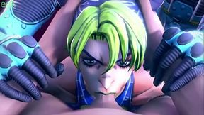 Jolyne gets face fucked