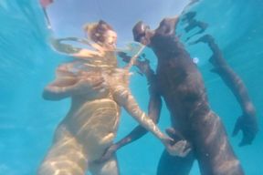 Swimming Pool Fuck with a BBC