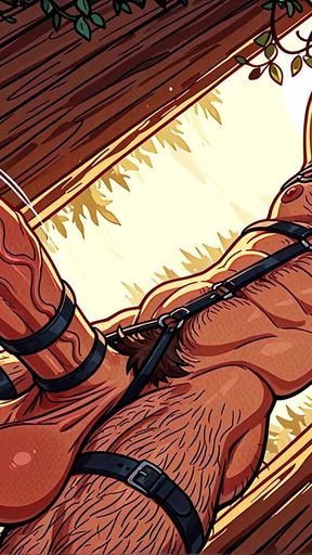 Kinky Gay Men in Harness