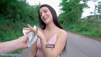 Public Porn Social Influencer Katy Rose Gets Fucked in the Woods