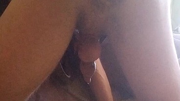 Like a milking cow, spreading legs, I squirt on the couch because of a strong ass fucking