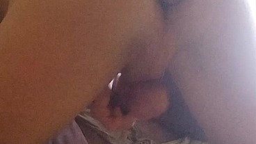 Like a milking cow, spreading legs, I squirt on the couch because of a strong ass fucking