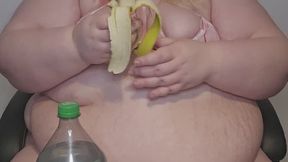 My first ever bloat! banana and soda