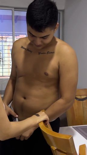 Stepbrother, I'll let you put your huge cock in me in exchange for earning your silence! Rough sex with my stepsister&hellip;   Clip 1