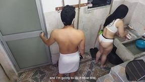 my perverted stepcousin records me while i m washing then he fucks me in the most normal way because he is my favorite step-cousin