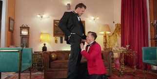 Strong male lets horny guy stick his huge dick in the ass