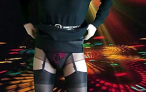 Pantyhose over stockings and panties 100% tease