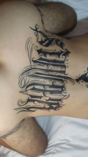 Bareback fucking a hot tattooed colombian guy Aaron McLaron   Clip 1