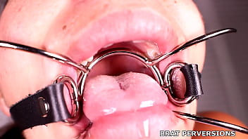 Mouth Gag Close Up - Brat Perversions