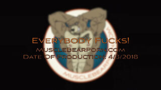 üçlü ilişki, korunmasız ilişki, penisler, baba – ayı dövmeli Liam Angell ve Sean Maygers anal ilişkiye girdi, büyük penis