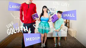 Polar Opposites: Tall Bully & Short Nerd Vs The Extra Curvy Tutor With Aleksa Mink