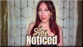She Noticed - premature ejaculation | cuckold | femdom