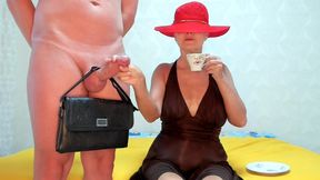 Domina milking cock cfnm huge load edging .