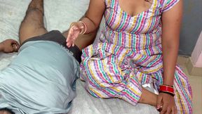 Bhabhi Feeling Horny Home Alone Seduces and Fucks Her Devar