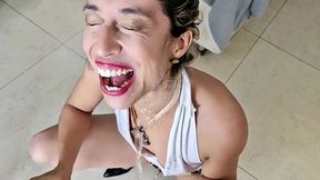 latina milf human toilet piss slut