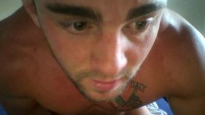 American Model Jerks His Dick. There is a Cumshot at 16:43