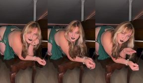 CEI JOI lesson turned slutty blonde to cum soaked cumdump