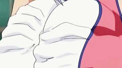 Big-titted teen gets creampied in school toilet after wild anal sex
