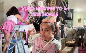 Vlog Moving to a New House Unpacking Accidental Farts