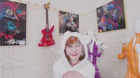 VAPING Dick Sucking cutie spanked HARD so she eats ass