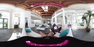 VR Bangers - [360° VR] Sexy Black Perfect Ass Maid Fucked and Cream-pied