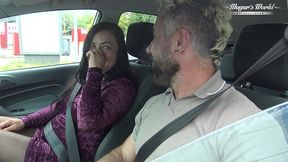 behind the scenes of hairy christina santes banging in the car