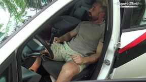 behind the scenes of hairy christina santes banging in the car