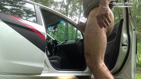 behind the scenes of hairy christina santes banging in the car