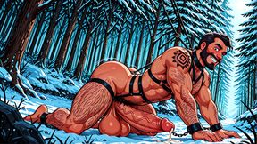 Kinky Gay Men in Harness