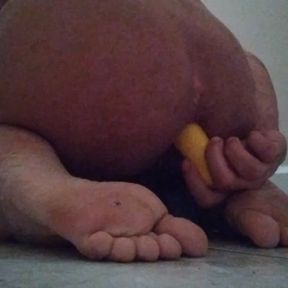 having some fun with a squash