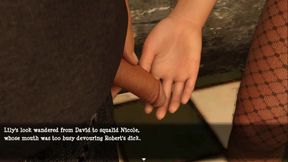 Lily of the valley: a married wife is sucking a cock in a public toilet ep 27